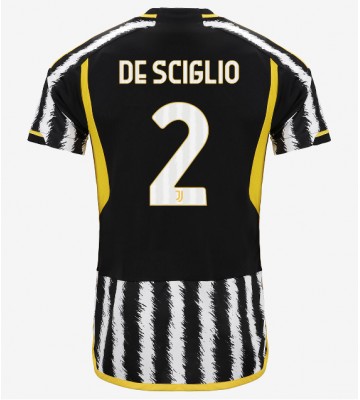 Juventus Mattia De Sciglio #2 Hemmatröja 2023-24 Kortärmad